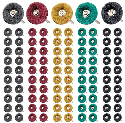 100 abrasivos y pulido de 25 mm, discos para herramientas rotativas Dremel, accesorios para vidrio, metal y madera