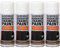 Pro-Kleen Radiator Enamel Spray Paint Anthracite Matt 4 x 400ml - Heat Resistant up to 100ºC - For Radiators, Hot Pipes, Water Tanks & More - Fast Drying & No Primer Needed