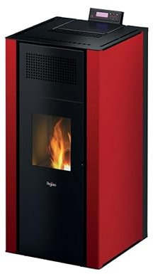 Pegaso Mira 16 - Stufa a pellet idro da 16 kW Rosso