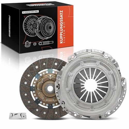Frankberg Kit d'embrayage 624318009 | Compatible avec: Altea XL 5P5 5P8, T.o.u.r.a.n 1T1 1T2, Golf Plus 521 5M1, O.c.t.a.v.i.a II 1Z3, TT 8J3
