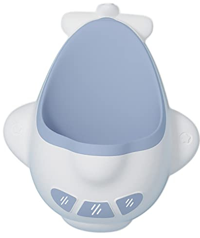 Hohopeti Jungentoilette Babytöpfchen mit Höhenverstellbarem Steh Urinal Wandhängend mit Kreativem Cartoon Design aus Pp Platzsparend für Kleinkinder und Jungen zum Töpfchentraining
