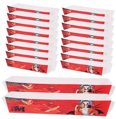 iplusmile Boîtes à Hot-dogs en Papier Rouge, Paquet de 100, Conception Robuste et Facile à Utiliser, pour Barbecues en Plein Air et Fêtes