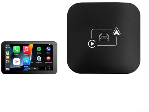 Zoegneer Auto für Carplay Box, kabelgebunden auf kabellos, für Carplay-Adapter, 2-in-1 für Android Auto Wireless Box