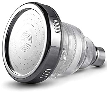 Overhead Shower Wall-Mounted 3 Nozzles High Pressure Water-Saving Rainfall Filtering Ceiling Shower Nozzle Showerheads