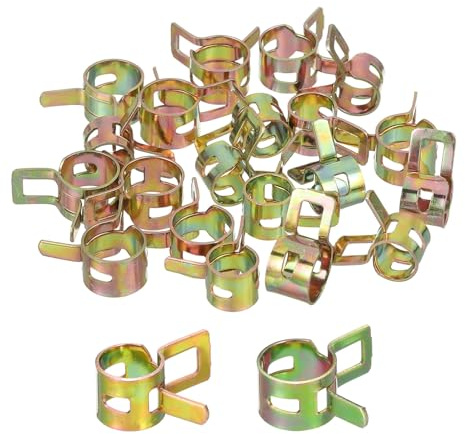 sourcing map ID - Clips de manguera de línea de combustible de 8 mm, 10 mm, 5/16 pulgadas, 3/8 pulgadas, abrazadera de manguera de resorte de tubo, abrazadera de aire de baja presión, clips de