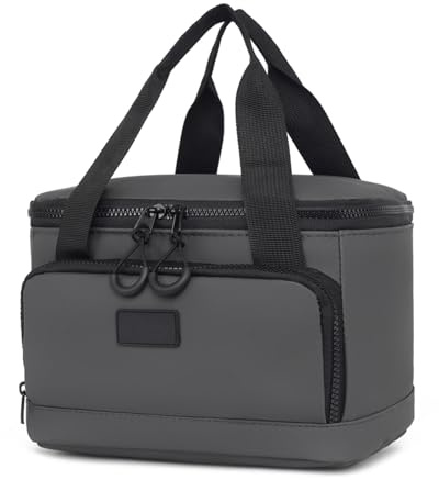 Nanxson Sac Isotherme Repas 7L, Portable Lunch Bag pour Hommes Femmes Sac Lunch Box Imperméable pour Bureau Voyage Pique Nique (7L,Vert d'armée)