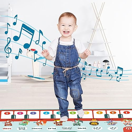 Generic Klavier-Spielmatte, Baby-Musikmatte, Pädagogisch Weich für den Innenbereich (A)