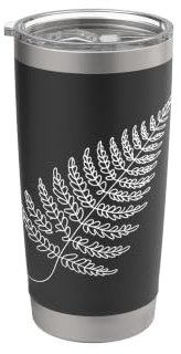 Fern Line Art Plant Lover Stainless Steel Insulated Tumbler