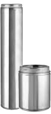 Selkirk 6ut-24 6 X 24 Stainless Steel Insulated Chimney Pipe