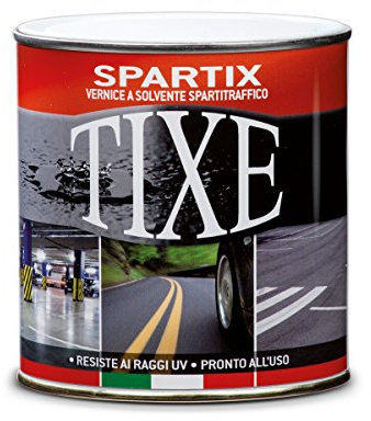 TIXE Vernice Spartitraffico – Resistente e Adatta per Segnaletica Stradale, Bianco 25 Lt