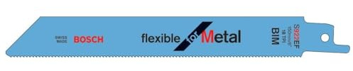 Bosch Accessories Bosch Professional 25 stycken sticksågblad S 922 EF Flexibel för metall (för metall, 150 x 19 x 0,9 mm, tillbehör fram och återgående såg)