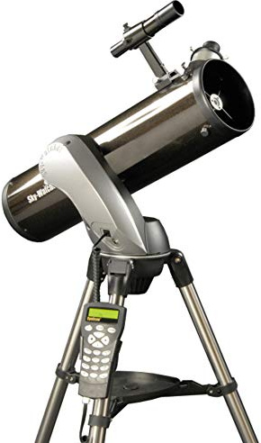 Skywatcher Explorer 130P SynScan AZ GOTO (130 mm (5,1 tum) f/650 – datorstyrt Newtoniskt teleskop med parabolisk spegel – svart