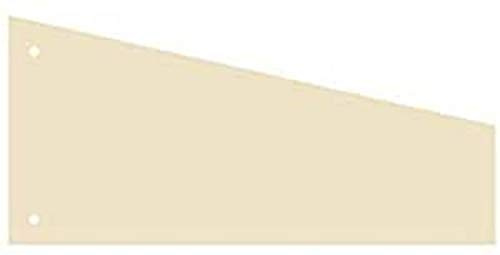 Kangaro 07070-08-TR Trennstreifen Trapez, Papier, Beige, 10.5x24x2.5cm