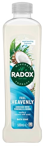 Radox Feel Heavenly Bath Soak with Coconut & Milk, 500ml