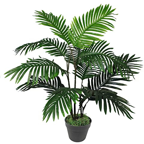 Blad stort konstgjort palmer, grön, 90 cm