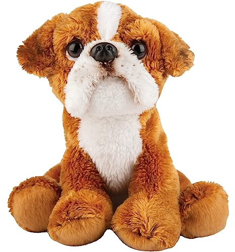 Suki Gifts 12135 Naturgetreuer Boxer Hund Kuscheltier, mehrfarbig