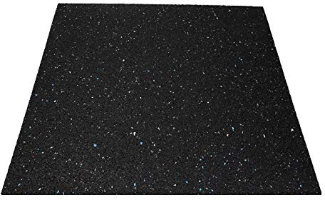 LUTH Premium Profi Parts Tapis Noir antidérapant Amortisseur de Vibrations Tapis Anti Vibrations Isolation phonique 600 x 600 x 20 mm Isolant idéal pour Machines à Laver et sèche-linges