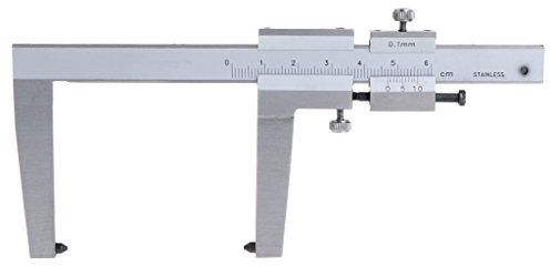 LOLOVI 0-60mm Stainless Steel Vernier Brake Disc Caliper