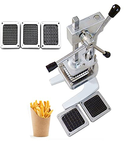 Potato Cutter, Stainless Steel Potato Wedge Slicer French Fry Cutter Veg Slicer Potato Chipper Home Kitchen Tool for Vegetable Fruit