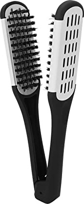 Cepillo Alisador, 1 Cepillo para el Cabello Diseño Transpirable Estable Herramienta de Peluquería Duradera Confiable de Protección de Doble Cara para Salones