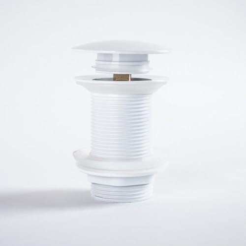 Wanda collection - Bonde clic-clac lavabo sans trop plein, blanc