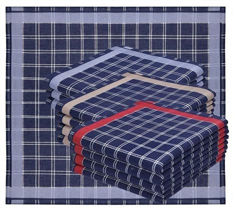 Betz 12er Stofftaschentücher - Herrentaschentücher - Männertaschentücher aus 100% Baumwolle - 40x40 cm - Set LUX 2