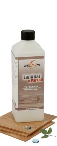 Axis Line | Laminat und Parkett Reiniger Chemie | Konzentrat | Spezial Reiniger Laminat oder Parkett | zur Reiningung der Bodenbeläge (1 Liter)