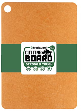 Freshware Wood Cutting Board for Kitchen, Dishwasher Safe, Large, 15 x 11.25, Natural