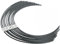 MEISO 10 Pièces Fil de Coupe Extra Résistant, pour Fil Débroussailleuse Bosch F016800431 Bobine de Fil pour AFS 23-37 Filetage de Coupe pour Débroussailleuse Brushcutter Lines(37 cm × 3,5 mm)