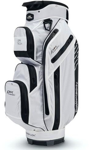 Powakaddy Dri Tech Waterproof 14-Way Lightweight 9 Pocket Cart Bag