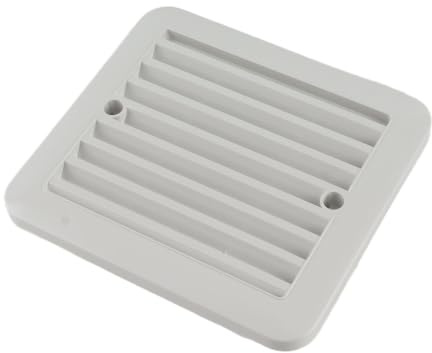 Luocute RV Air Vent Outlet Kühlergrill, Wasser Beständige Seiten Entlüfter für Wohnmobile, Wohnmobile, Boote, Yachten, Schneller Luft Austausch für Küchen, Badezimmer, Lounges