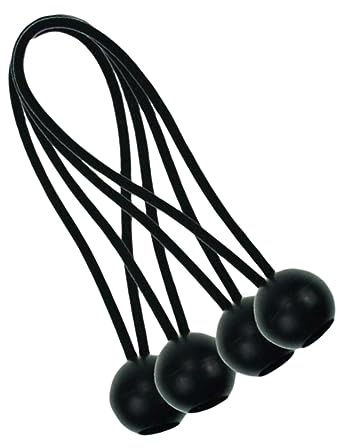 GAROZATION 25stücke Teiliges Elastisches Gummiseil Mit Ballförmigem Kopf Lang Für Camping Planenbefestigung Zeltzubehör Und Sicheres Spannen Von Abdeckungen Und Gepäck