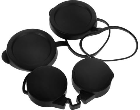 ibasenice Capuchons en Caoutchouc pour Jumelles 3pcs, Protection des Lentilles Oculaires, Installation Facile, pour L'observation des Oiseaux en Voyage