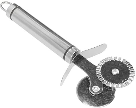 COLLBATH 4-teiliges Edelstahl Pizzaschneiderrad Pizzaschneider Mit Rolle Pizzateiler Für Küche Praktisches Pizzaschneiden Werkzeug