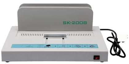 Bindegerät, Heißschmelzbindemaschine, kleine Klebebindemaschine, Heißschmelzschlauch, Klebestreifen, automatisch, for Bürogutscheine, manuelle allgemeine Maschine, für A4, A5 oder kleinere Formate