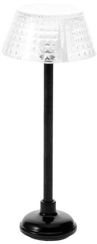 BESPORTBLE Puppenhaus Stehlampe Led Lampe Miniatur Beleuchtung FüR DIY MöBel Modell, Wohnzimmer Und Schlafzimmer Dekoration, Kunststoff Mit Modernem Design