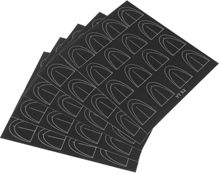 HONITANO 5feuilles Feuillets Autocollants Pour Ongles French Tip Guides Art Ongles Pour Manucure Diy Décalcomanies Élégantes Pour Designs