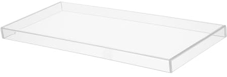 SEWACC Transparente Acryl-tastaturabdeckung wasserdichte Tastaturschutzhülle Passend für Computer und Laptop-tastaturen Schutz vor Schmutz und Flüssigkeiten Einfache Installation