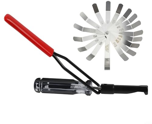 Strumento di regolazione della valvola per motori giapponesi Kit completo con misuratore di spessimetro angolato facile da usare
