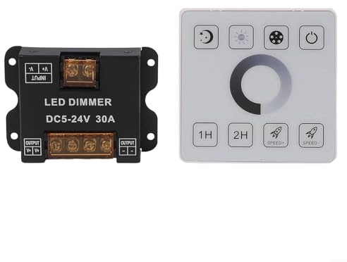 Touch Panel Dimmer LED Controller Compatibile con DC 5V 24V Monocromatico Strisce di Luce e RF Wireless Remote