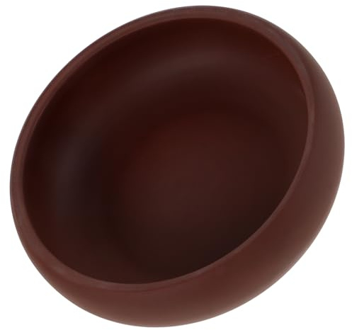 Yardenfun Vintage Teeschale aus Ton 600 ml Wiederverwendbare Traditionelle Teetasse für Teezubereitung und Kamin Zubehör Braun