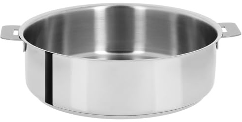 Cristel - S28Q- Sauteuse INOX 28cm sans poignée Amovible - Collection Mutine.