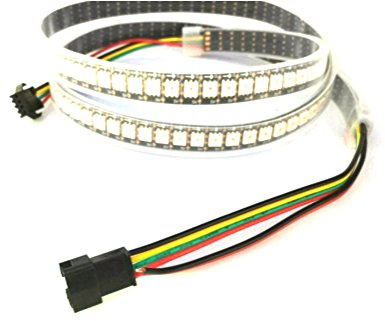 Rongda Smart Home 1M 144 Pixeles/Leds APA102 Negro PCB DC5V Color direccionable personalizado