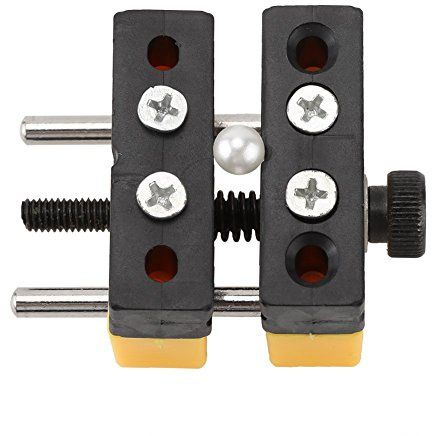 WALFRONT Mini-Schraubstock aus Legierung, Tischklemmen, Bohrmaschine, Handwerk, Reparaturwerkzeug, Schmuck, Gravur - Silber