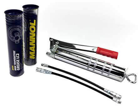 Presse-graisse à main original SCT 9310 + 8104 MANNOL High Temperature Grease graisse lubrifiante 800 g