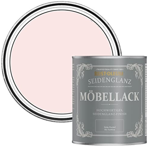 Rust-Oleum Pink Furniture Paint in Satin Finish - Strawberry Vanilla 750ml