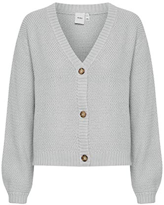 ICHI - IHNOELLE CA - Cardigan - 20116751, Größe:XL, Farbe:Light Grey Melange (200317)