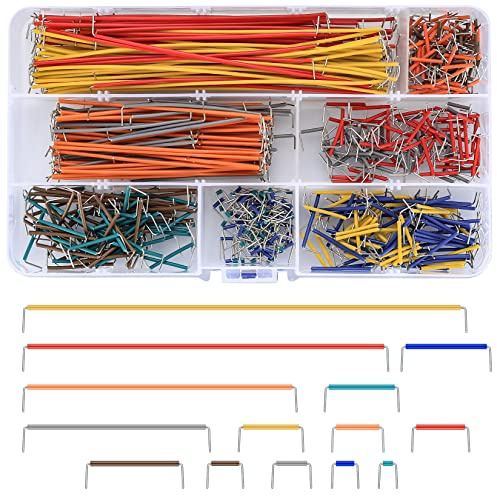 560 Pezzi Cavo di Collegamento della Breadboard, Breadboard Jumper Wires Filo, Maschio a Maschio Jumper Breadboard Lunghezza di Ponticelli Compatibile con Arduino