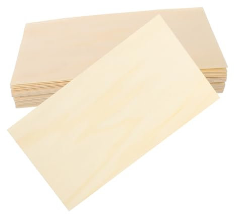 ABOOFAN Versátiles Almohadillas Antigrasa Para Alimentos Láminas De Madera Absorbente 50 Piezas Ideal Para Snacks