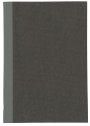 MUJI 無印良品 -B5 Carnet de notes en papier millimétré, gris foncé, 176 x 250 mm, 30 feuilles, relié, papier recyclé, fabriqué au Japon (3, gris foncé)